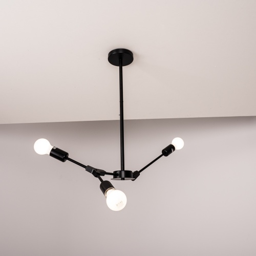 Люстра на штанге LATE D55 Black 193586-26