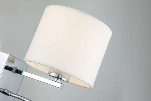 Настенный светильник Escada 552/A LED*1W+E27*60W Chrome/White