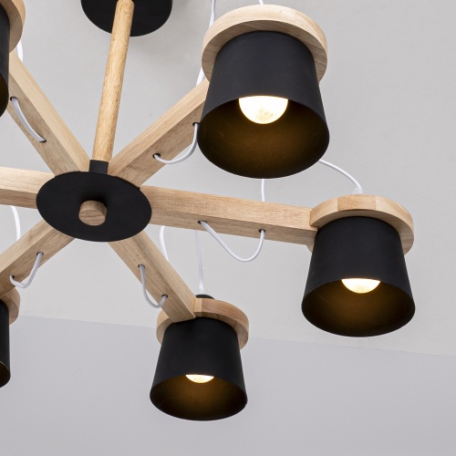 Люстра на штанге NATURA B6 Black 178084-26