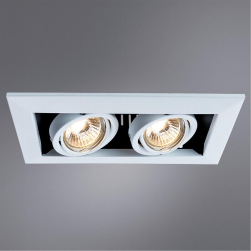 Карданный светильник Arte lamp A5941PL-2WH СВЕТИЛЬНИК ПОТОЛОЧНЫЙ ПОВОРОТНЫЙ