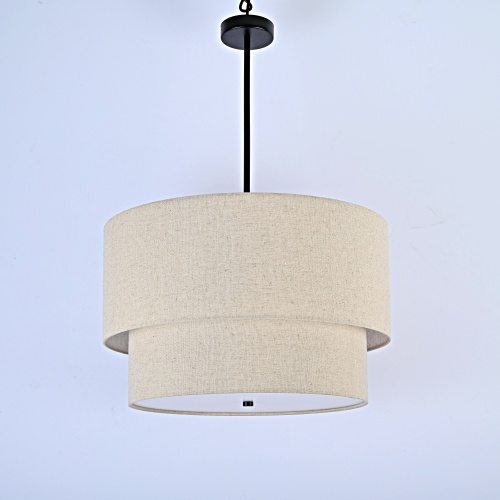 Люстра Rh Two-Tier Round Shade Linen от Imperiumloft 75148-22