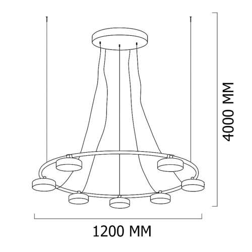 Люстра Подвесная Cary D120 от Imperiumloft 208725-26
