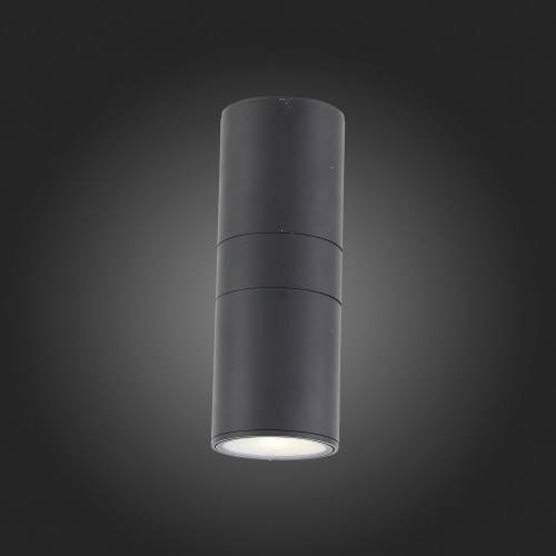 SL074.411.02 Светильник уличный настенный ST-Luce Черный/Черный LED 2*8W 4000K TUBO