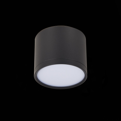ST113.432.09 Светильник потолочный Черный LED 1*9W 3000K 702Lm Ra&gt;90 120° IP20 D88xH75 170-240V Накладные светильники