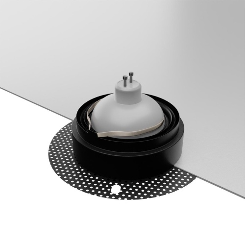 Врезной светильник под штукатурку Favourite 4535-1C, врезной светильник под штукатурку, D125xH36, cutout:D80, 1xGU10x35W, IP20, excluded