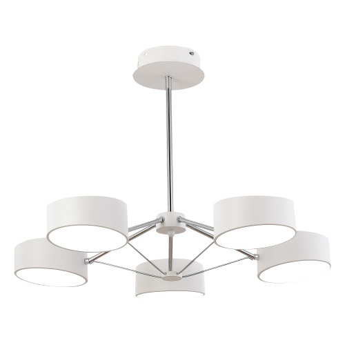 SLE6005-502-05 Светильник потолочный Белый, Хром/Белый LED 5*10W VALLE