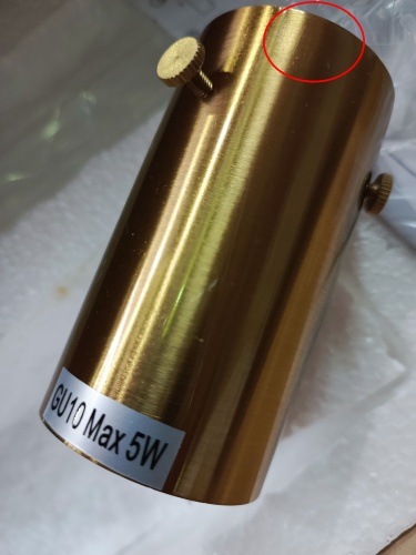 utsenka-SL1229.313.01 Подвес ST-Luce Латунь/Прозрачный GU10 1*5W ТЕРНИ