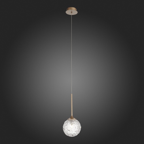 SL1152.203.01 Подвес ST-Luce Золотистый/Прозрачный G9 LED 1*5W ARCOBALINO