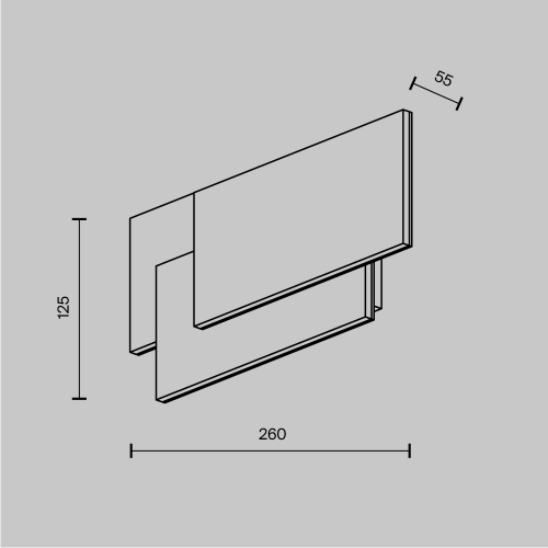 Настенный светильник (бра) Maytoni C804WL-L12W