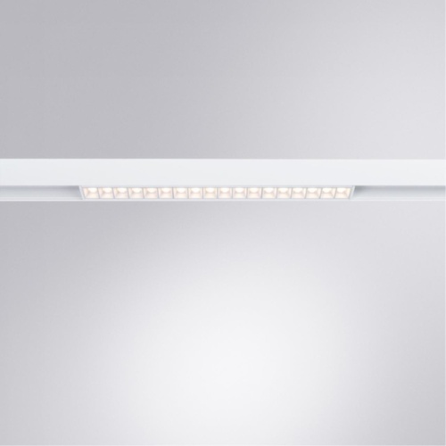 Магнитный трековый светильник Arte lamp A4675PL-1WH СВЕТИЛЬНИК ПОТОЛОЧНЫЙ LINEA 48В 18Вт 1700Лм 3000К 90+ 24°