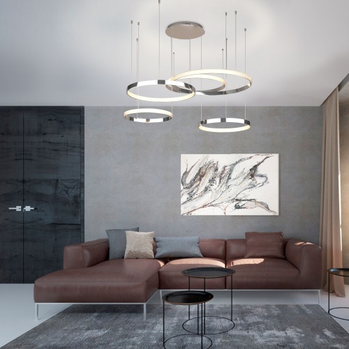 Подвесной светильник Eurosvet 90175/5 хром