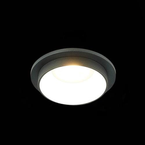 ST206.428.01 Св-к встр. Черный GU10 1*50W  IP20 D92xH38 220V Без ламп Встраиваемые светильники
