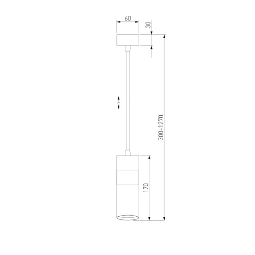 Подвесной светильник Eurosvet 50096/1 белый/хром