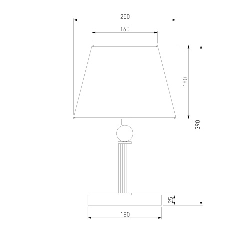 Настольный светильник Eurosvet 01145/1 хром