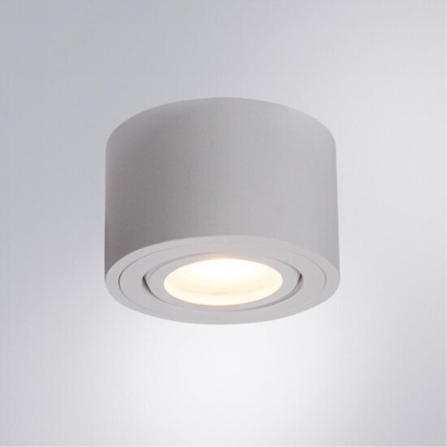 Накладной светильник Arte lamp A0550PL-1WH Светильник потолочный накладной UNITO для MR16 Ø80x50мм белый IP44