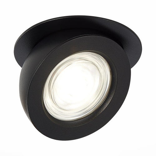 ST654.448.10 Св-к встр. Черный LED 1*10W 4000K 850Lm Ra&gt;90 38° IP20 D109xH60 180-240V Встраиваемые светильники