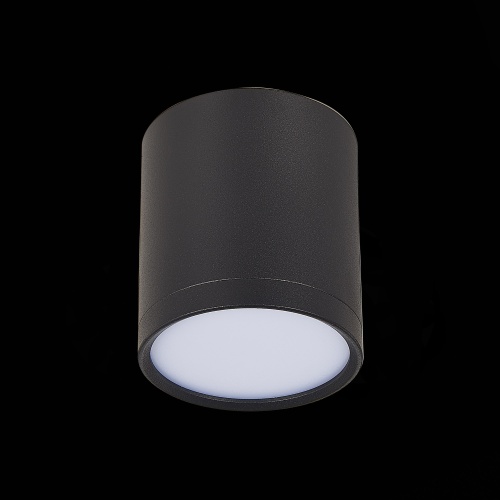 ST113.432.05 Светильник потолочный Черный LED 1*5W 3000K 390Lm Ra&gt;90 120° IP20 D68xH75 170-240V Накладные светильники