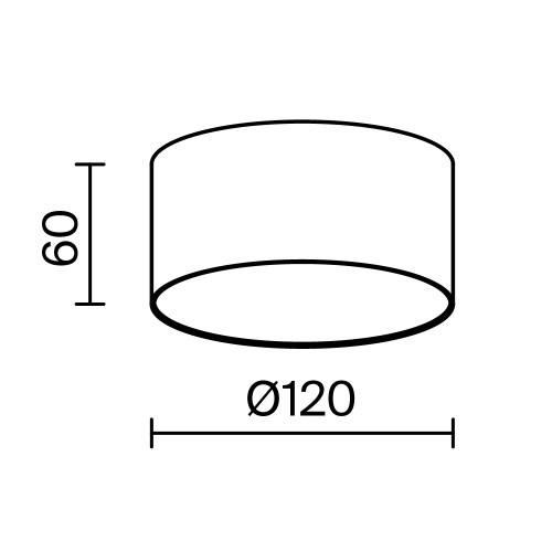Потолочный светильник Technical C032CL-12W4K-RD-W