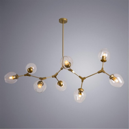 Люстра на штанге Arte lamp A4103SP-8GO СВЕТИЛЬНИК ПОДВЕСНОЙ