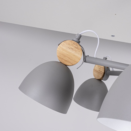 Люстра на штанге ROLLA 8 Gray 178073-26