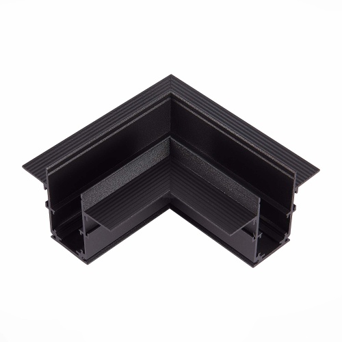 ST007.429.00 Угол-соединитель для встраиваемого магнитного шинопровода под ГКЛ 9м ST-Luce Черный SKYLINE 48