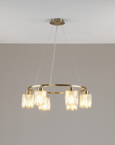 Люстра подвесная Moderli V11684-6P Prismique