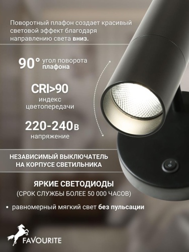 Настенный светильник 2107-1W