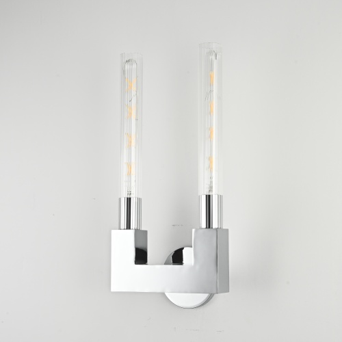 Бра Canelle Wall Lamp Double Sconces Chrome от Imperiumloft 147875-22