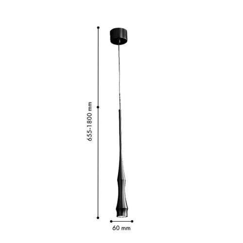 Подвес Favourite 4330-1P, подвес, D60xH655/1800, LEDx6W, 480LM, 4000K, included