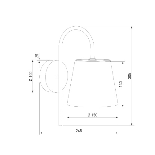 Настенный светильник Eurosvet 101013 латунь/перламутр