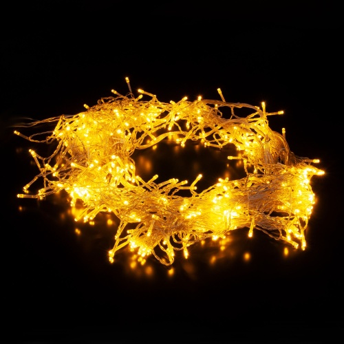 Гирлянда бытовая электрическая занавес Eurosvet 200-002 теплый белый