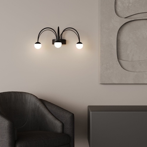 Настенный светильник Eurosvet 90031/3 черный