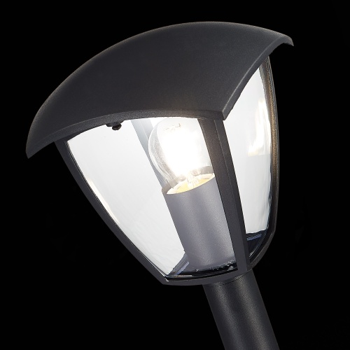 SL081.405.01 Светильник уличный наземный ST-Luce Черный/Черный, Прозрачный E27 1*40W SIVINO