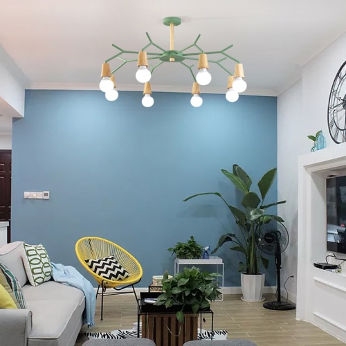 Потолочная люстра LES COLOR D95 Green 220507-23