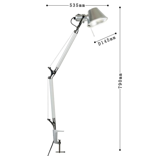 Настольный светильник Favourite 1870-1T, настольный светильник, D145xW535xH500/950, 1xE27x60W, excluded