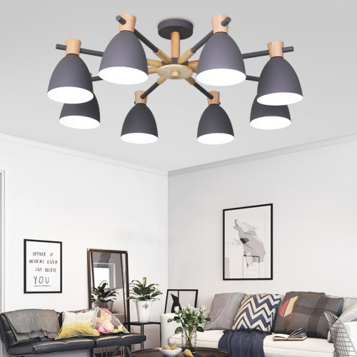 Потолочная Люстра Folke 8 Gray от Imperiumloft 178024-26