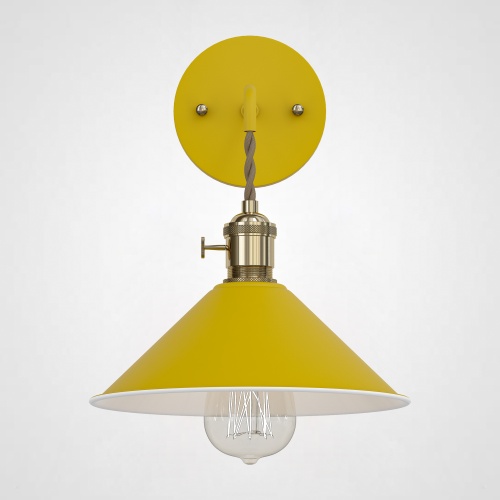 Бра с подвесным плафоном BRAID WALL Yellow 181879-26