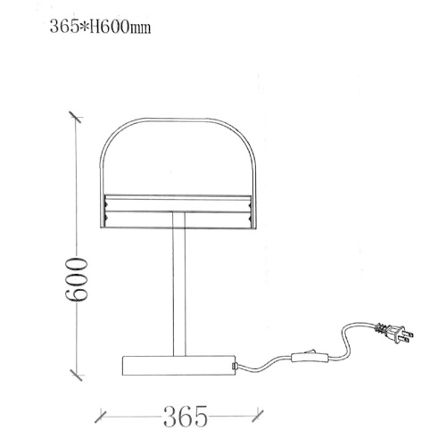 Настольная Лампа Noten Tab H600 Grey от Imperiumloft 212838-26