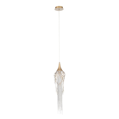 SL1116.203.01 Подвес ST-Luce Золотистый с патиной/Золотистый с  патиной, Никель LED 1*5W 3000K SALICA