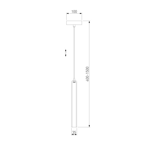 Подвесной светильник Eurosvet 50381/1 хром