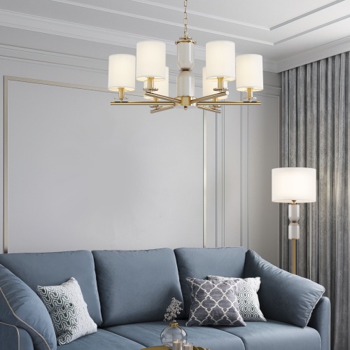 Потолочный светильник Eurosvet 60146/6 латунь Smart