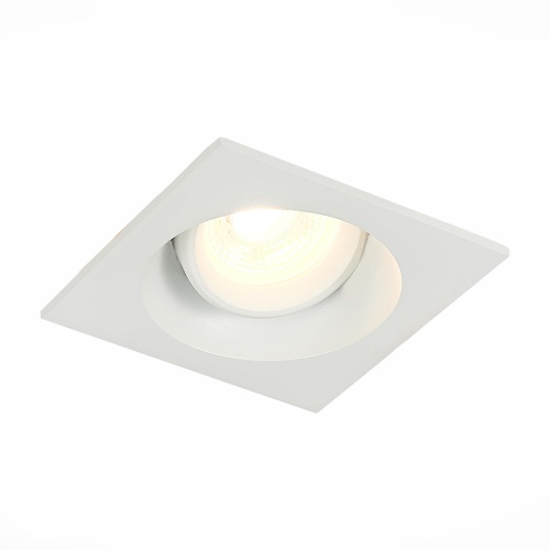 ST208.518.01 Св-к встр. Белый GU10 1*50W  L94xW94xH40 220V Без ламп Встраиваемые светильники