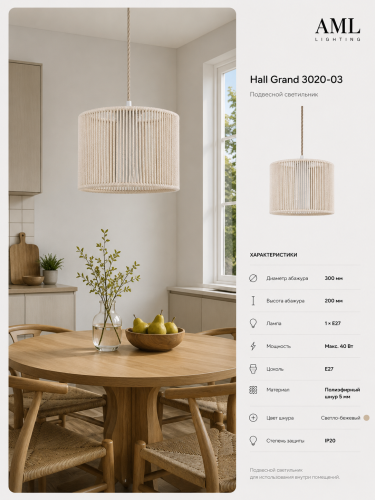 Светильник Hall Grand 3020-03