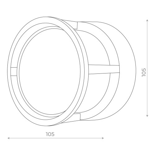SL9504.411.01 Светильник уличный настенный ST-Luce Черный/Белый LED 1*5W 4000K ALCENO