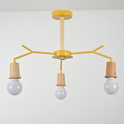 Потолочная люстра LES COLOR D72 Yellow 220502-23