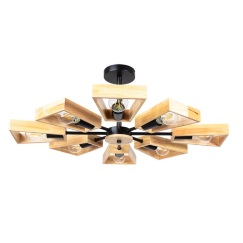 Люстра на штанге Arte lamp A8030PL-8BK СВЕТИЛЬНИК ПОТОЛОЧНЫЙ