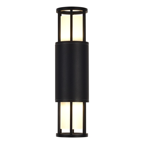 SL9017.401.02 Светильник уличный настенный ST-Luce черный/черный GU10 2*15W MESA