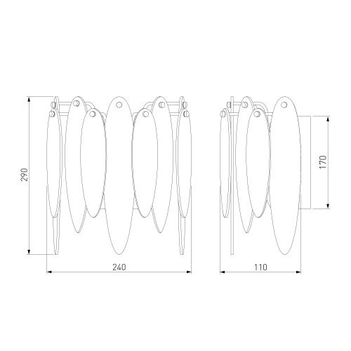 Настенный светильник Bogate's 326/1