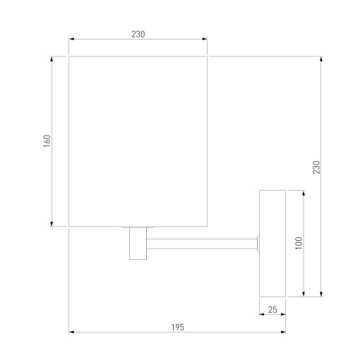 Настенный светильник Eurosvet 60174/1 латунь