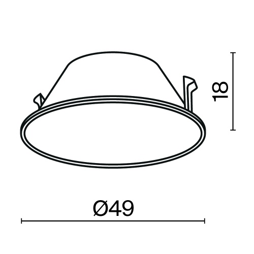 Комплектующие для светильника Technical Ring057-7-MG